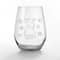 In the Holiday Spirit 15oz. Engraved Stemless Wine Glass
